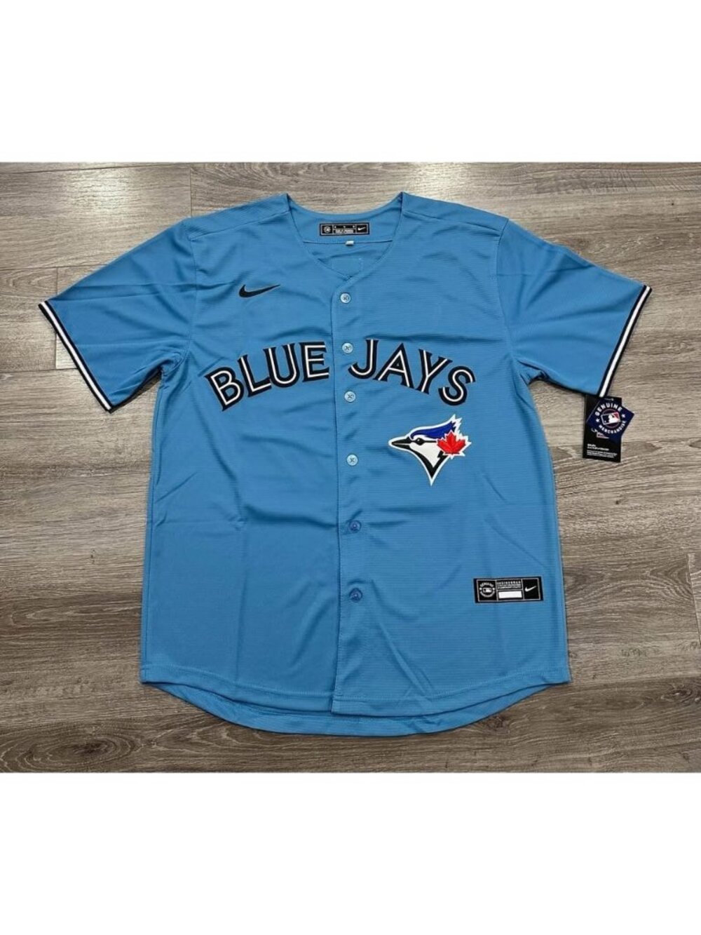 MLB Toronto Blue Jays Ernie Clement #22 Sewn Jersey Large Powder Blue NWT NEW